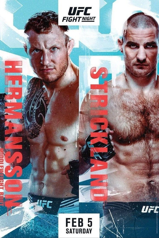 UFC Fight Night 200 Hermansson Vs. Strickland Poster Print