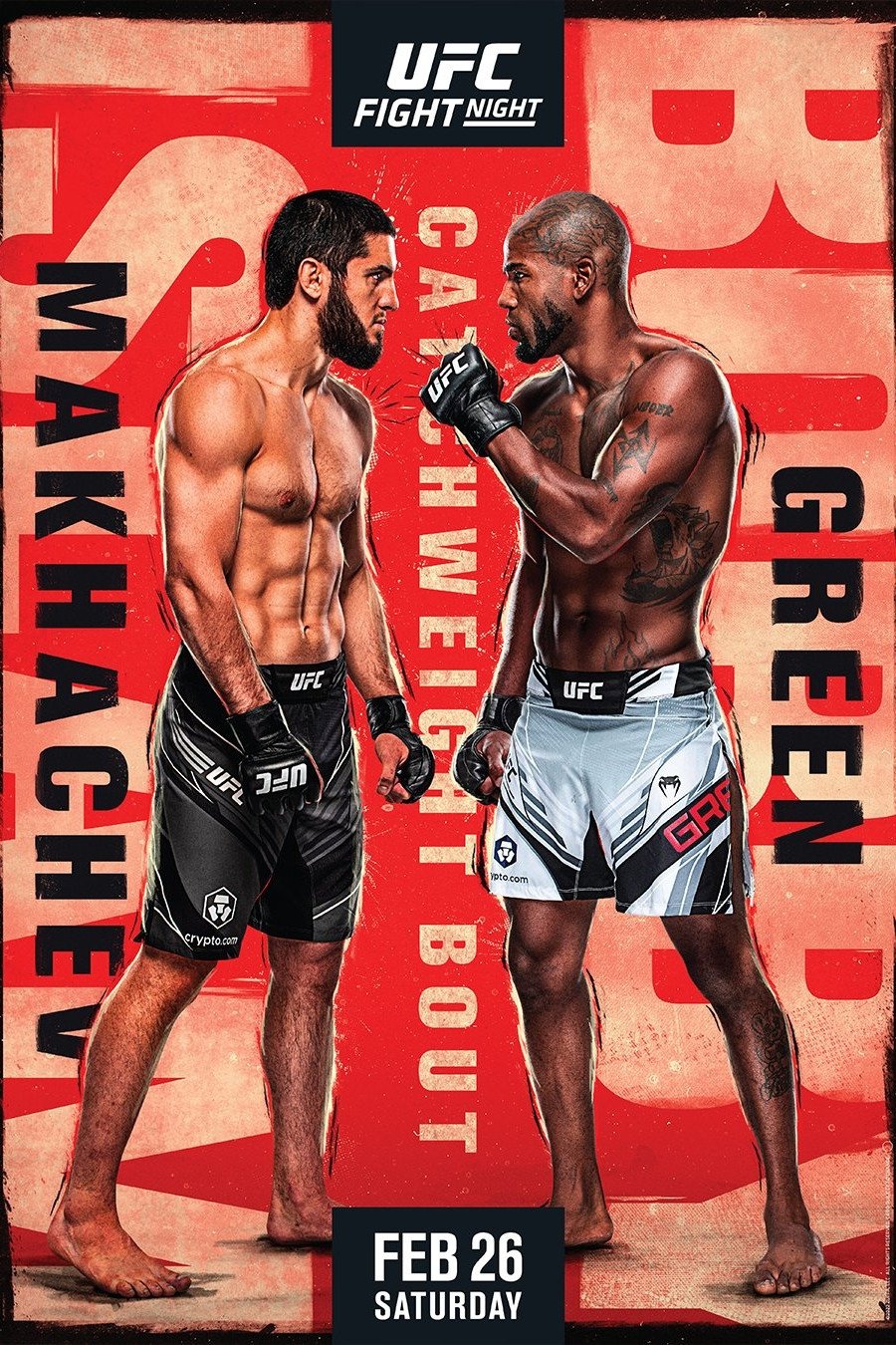 UFC Fight Night 202 Makhachev Vs. Green Keychain