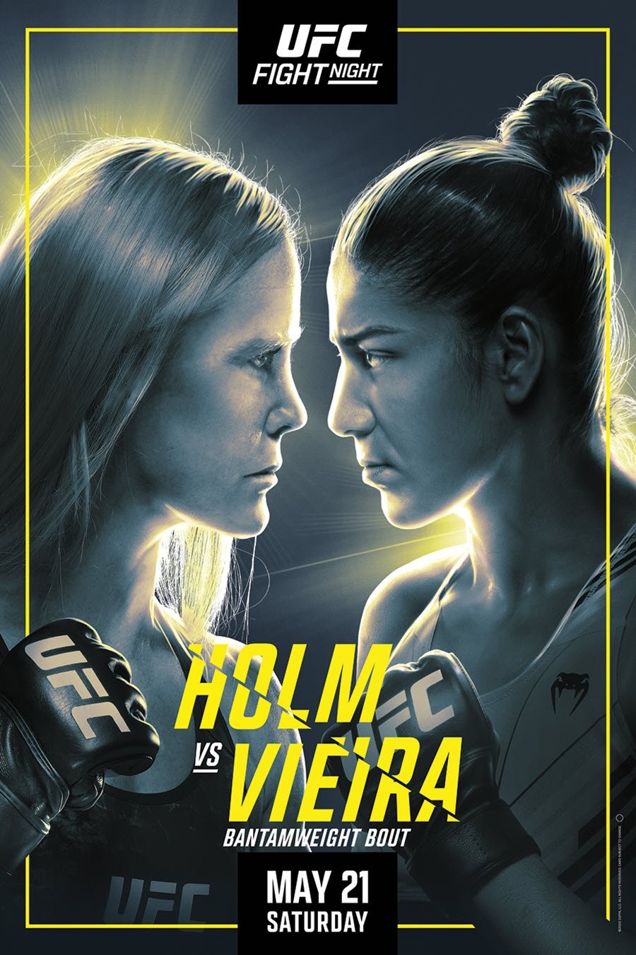 UFC Fight Night 206 Holm Vs. Vieira Poster Print