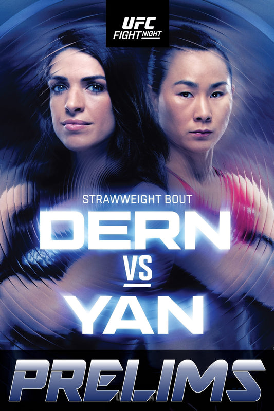 UFC Fight Night 211 Dern Vs. Yan Prelims Poster Print