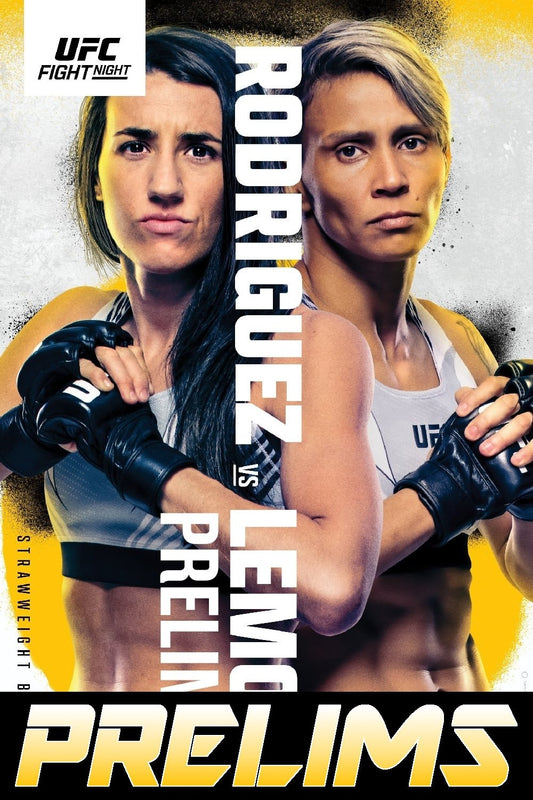 UFC Fight Night 214 Rodriguez Vs. Lemos Prelims Poster Print