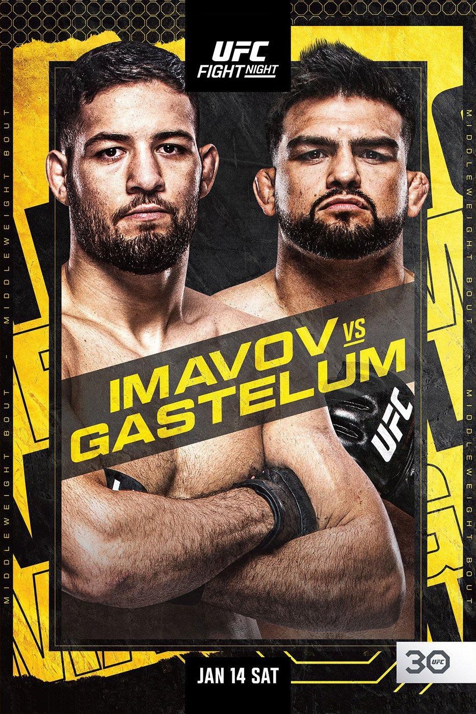 UFC Fight Night 217 Imavov Vs. Gastelum Keychain