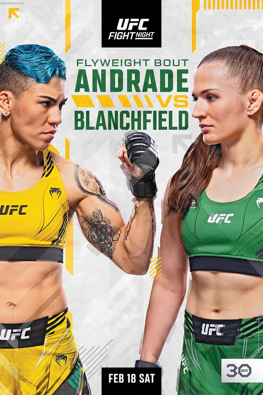 UFC Fight Night 219 Andrade Vs. Blanchfield Poster Print