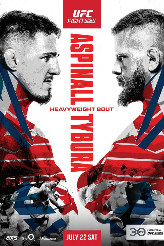 UFC Fight Night 224 Aspinall Vs. Tybura Poster Print
