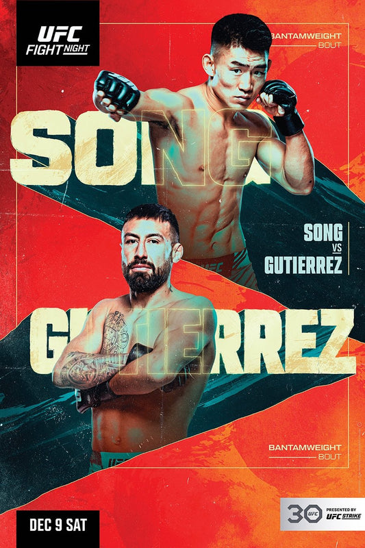 UFC Fight Night 233 Song Vs. Gutierrez Poster Print