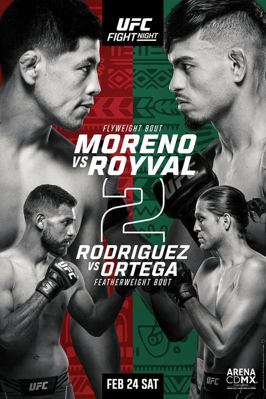 UFC Fight Night 237 Moreno Vs. Royval 2 Poster Print