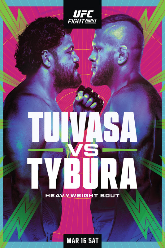 UFC Fight Night 239 Tuivasa Vs. Tybura Keychain