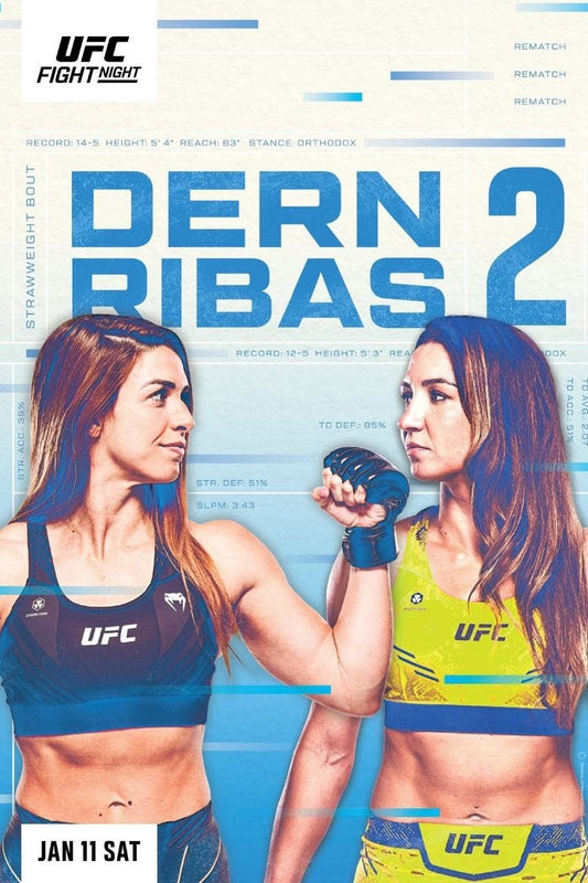 UFC Fight Night 249 Dern Vs. Ribas 2 Poster Print