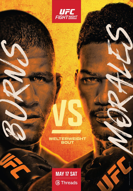 UFC Fight Night 256 Burns Vs. Morales Poster Print