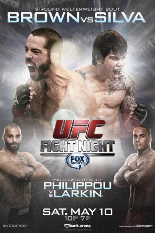 UFC Fight Night 40 Brown Vs. Silva Keychain