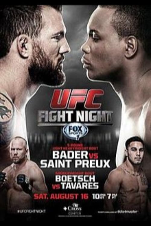 UFC Fight Night 47 Bader Vs. St. Preux Keychain