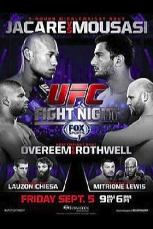 UFC Fight Night 50 Jacare Vs. Mousasi Keychain