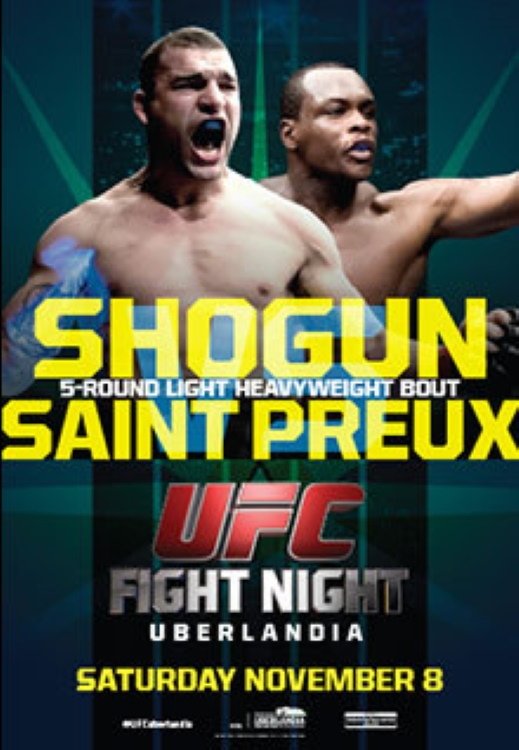 UFC Fight Night 56 Shogun Vs. Saint Preux Keychain