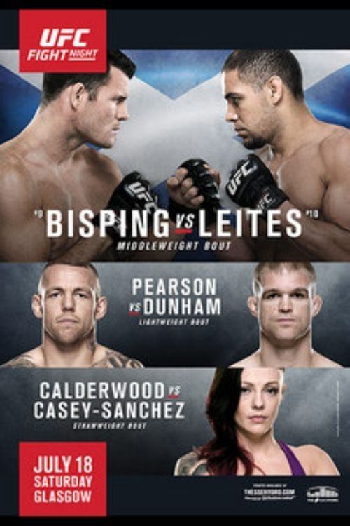 UFC Fight Night 72 Bisping Vs. Leites Keychain