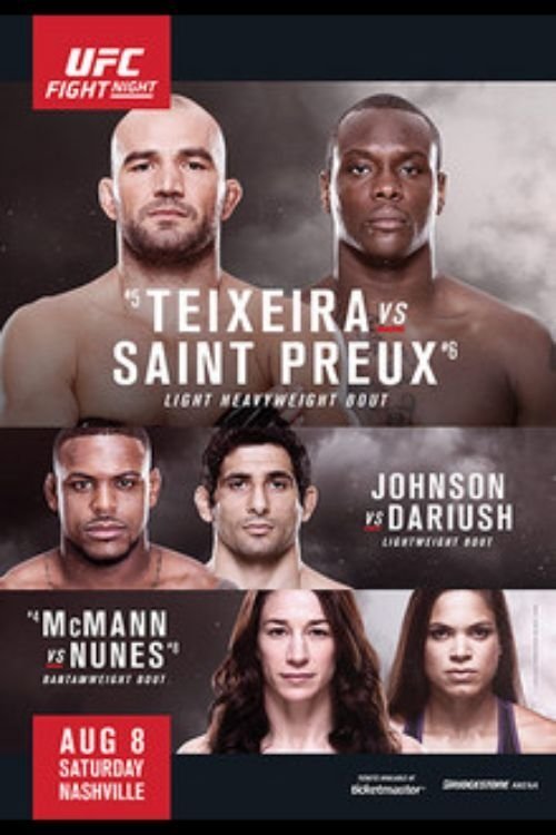 UFC Fight Night 73 Teixeira Vs. Saint Preux Keychain