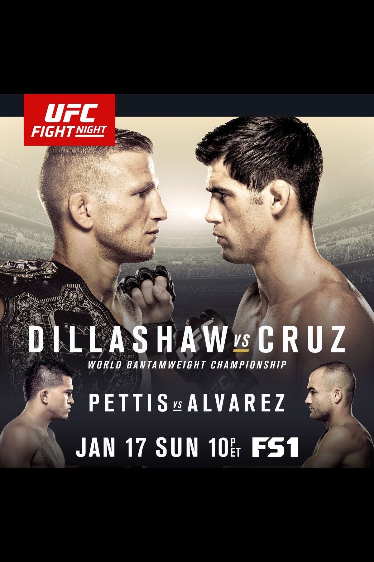 UFC Fight Night 81 Dillashaw Vs. Cruz Keychain