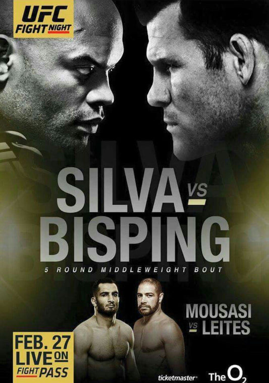 UFC Fight Night 84 Silva Vs. Bisping Keychain