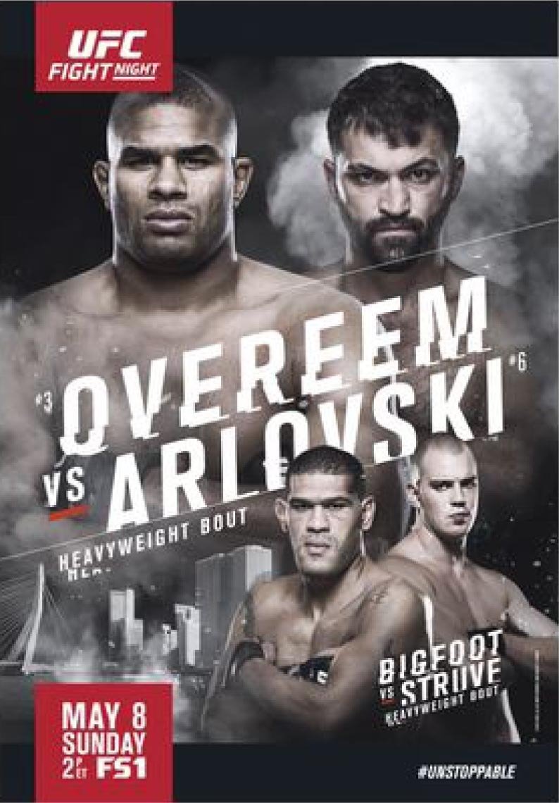 UFC Fight Night 87 Overeem Vs. Arlovski Keychain
