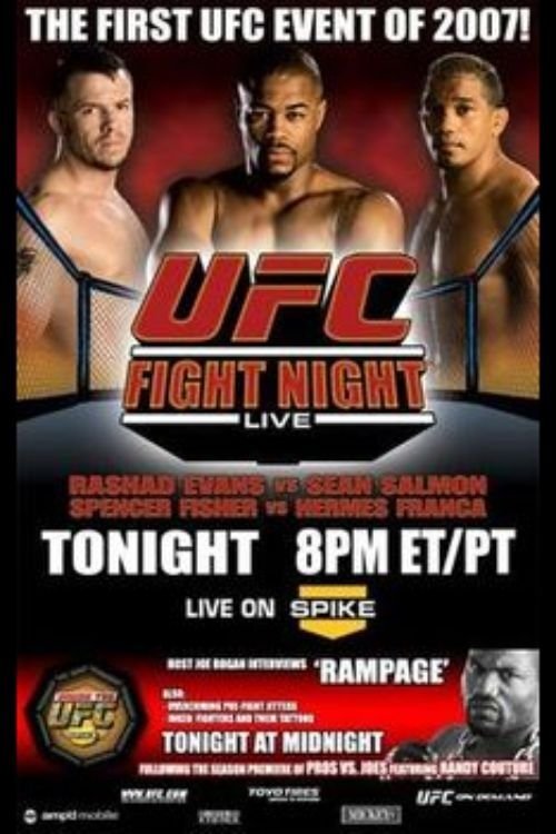UFC Fight Night 8 Evans Vs. Salmon Keychain