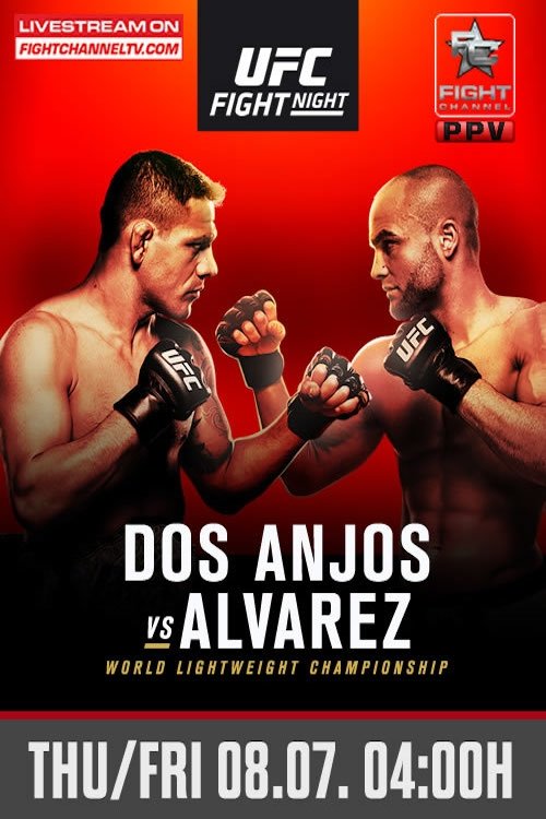 UFC Fight Night 90 Dos Anjos Vs. Alvarez Keychain