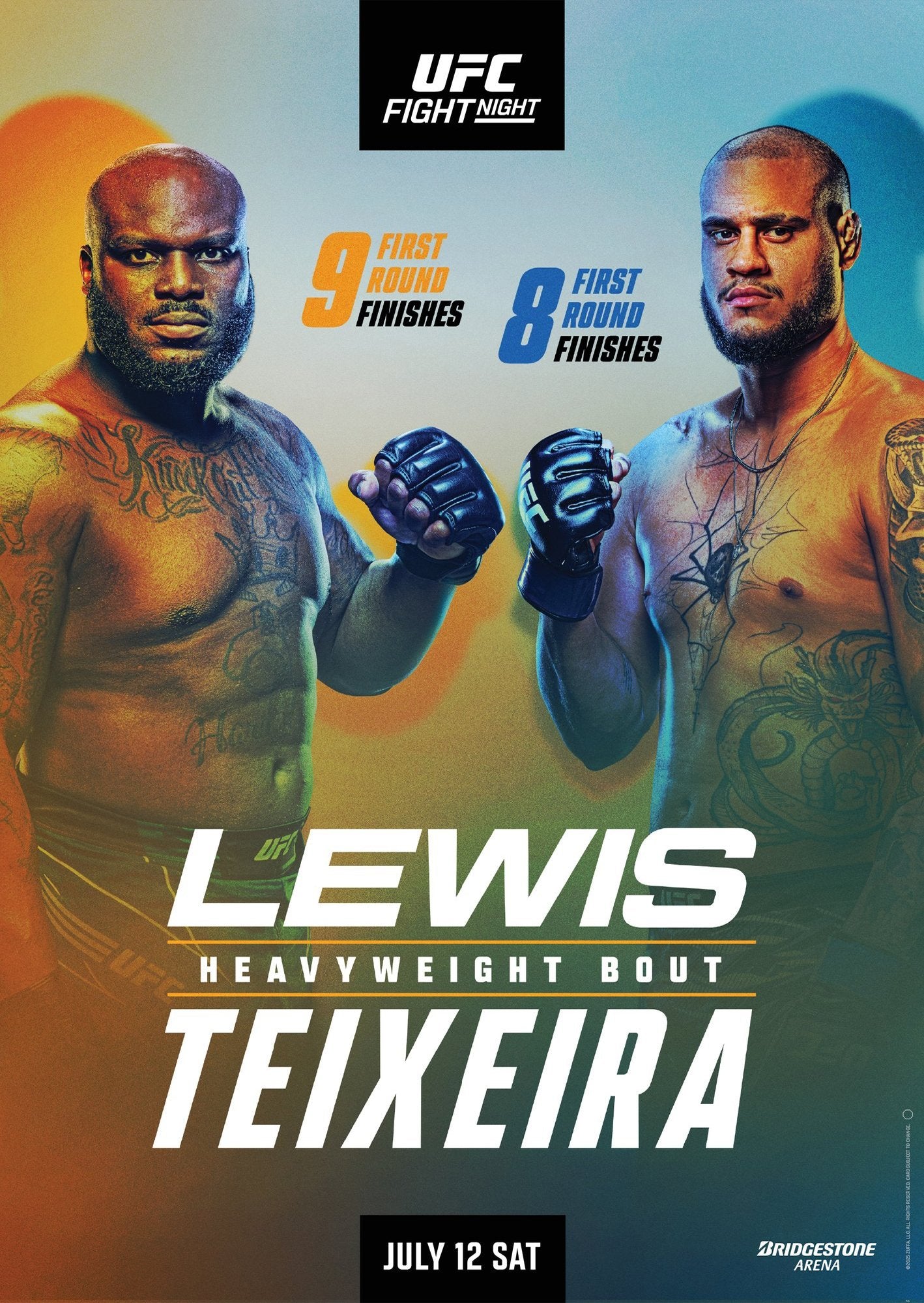 UFC Fight Night Lewis Vs. Teixeira Keychain
