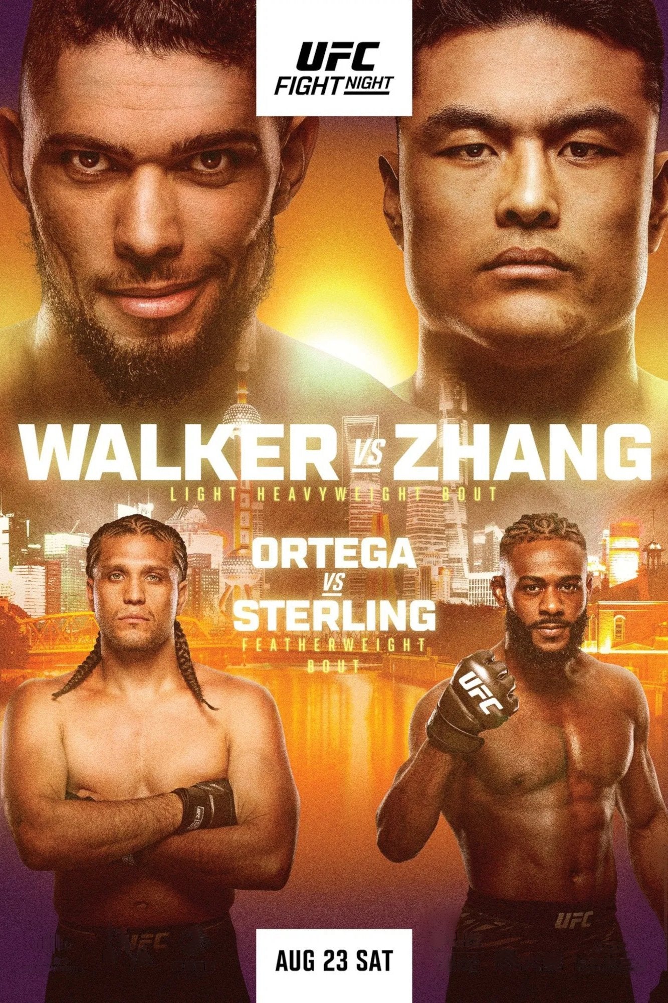 UFC Fight Night Walker Vs. Zhang Keychain
