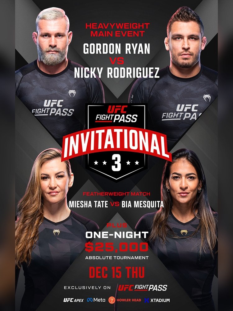 UFC Fight Pass Invitational 3 Keychain