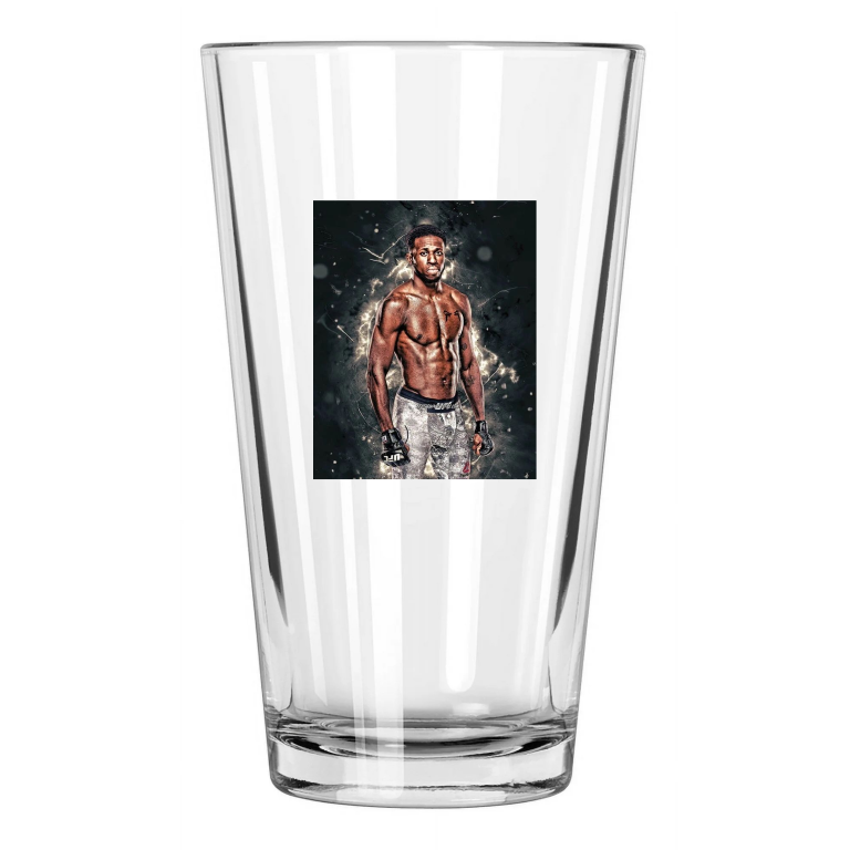 Ufc Mma Randy Rudeboy Brown Photo Mixed Martial Arts Pint Beer Drinking Glass