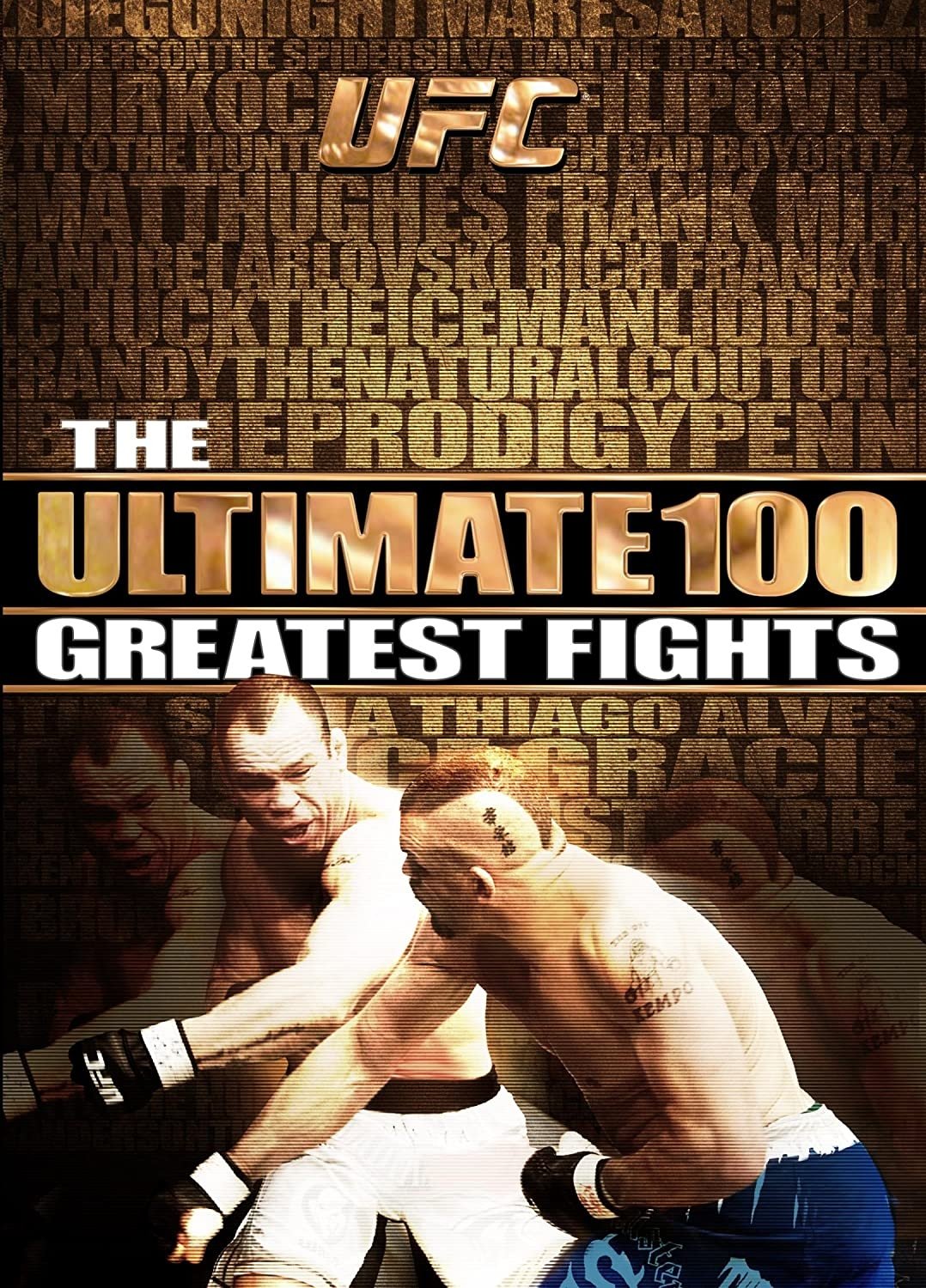 UFC The Ultimate 100 Greatest Fights Keychain