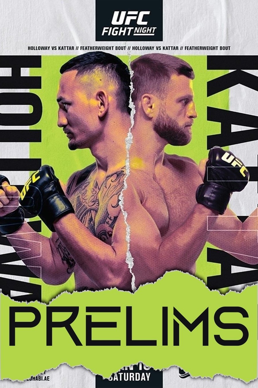 UFC On Abc 1 Holloway Vs. Kattar Prelims Keychain