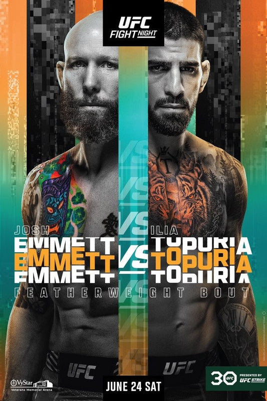 UFC On Abc 5 Emmett Vs. Topuria Keychain