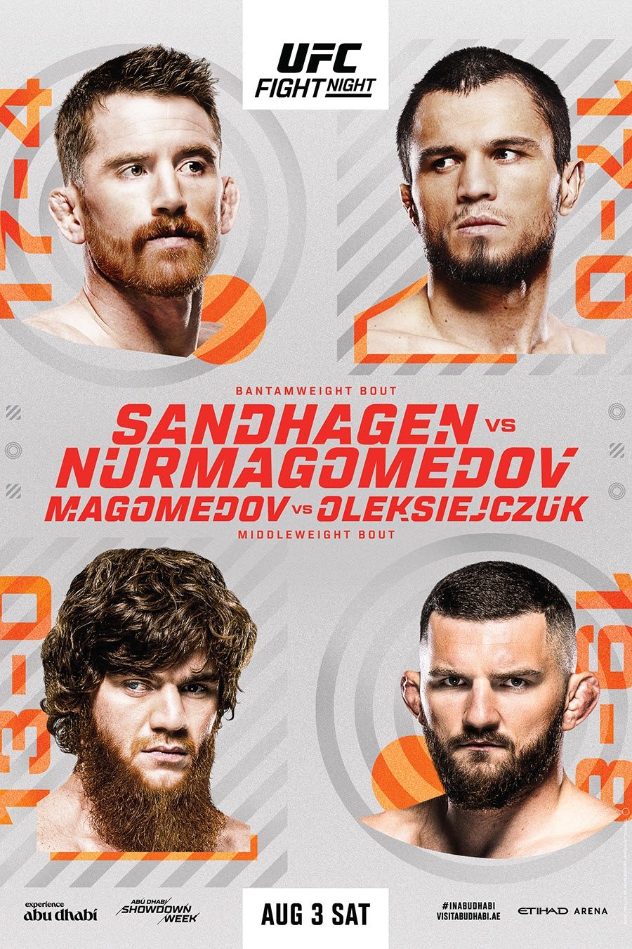 UFC On Abc 7 Cory Sandhagen Vs. Umar Nurmagomedov Keychain