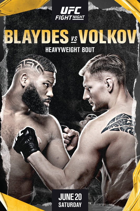 UFC On Espn 11 Blaydes Vs Volkov Keychain