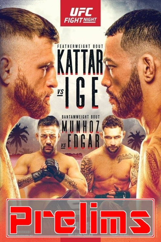 UFC On Espn 13 Kattar Vs. Ige Prelims Keychain