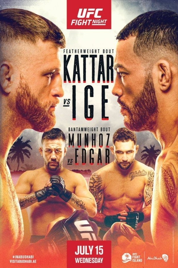 UFC On Espn 13 Kattar Vs. Ige Keychain