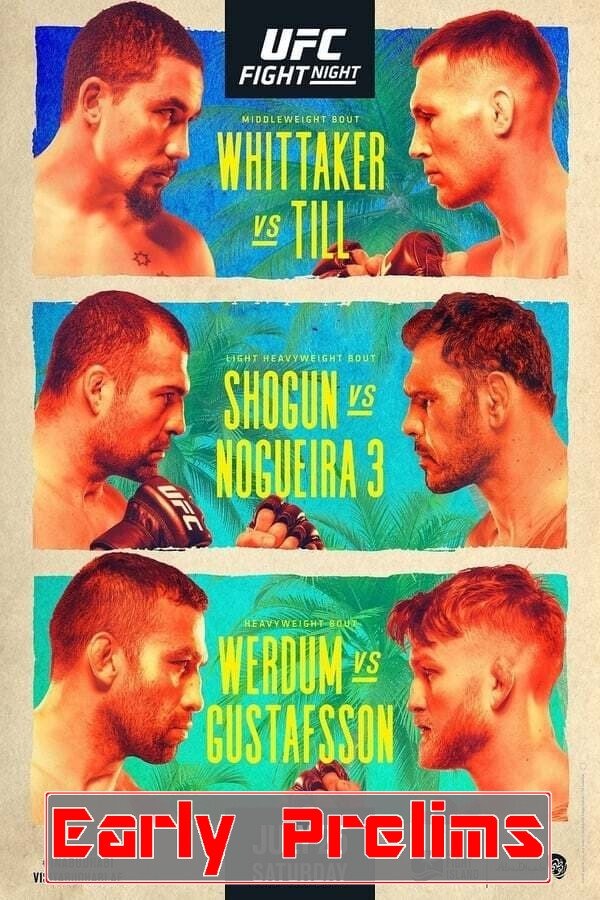 UFC On Espn 14 Whittaker Vs. Till Early Prelims Keychain