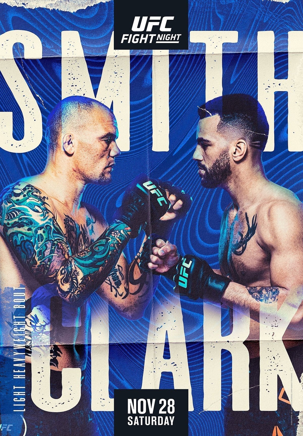 UFC On Espn 18 Smith Vs. Clark Keychain