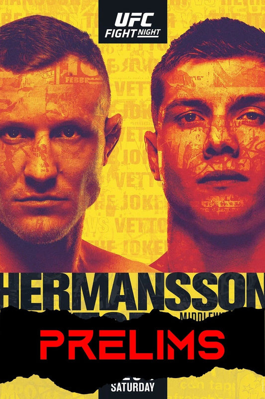 UFC On Espn 19 Hermansson Vs. Vettori Prelims Keychain