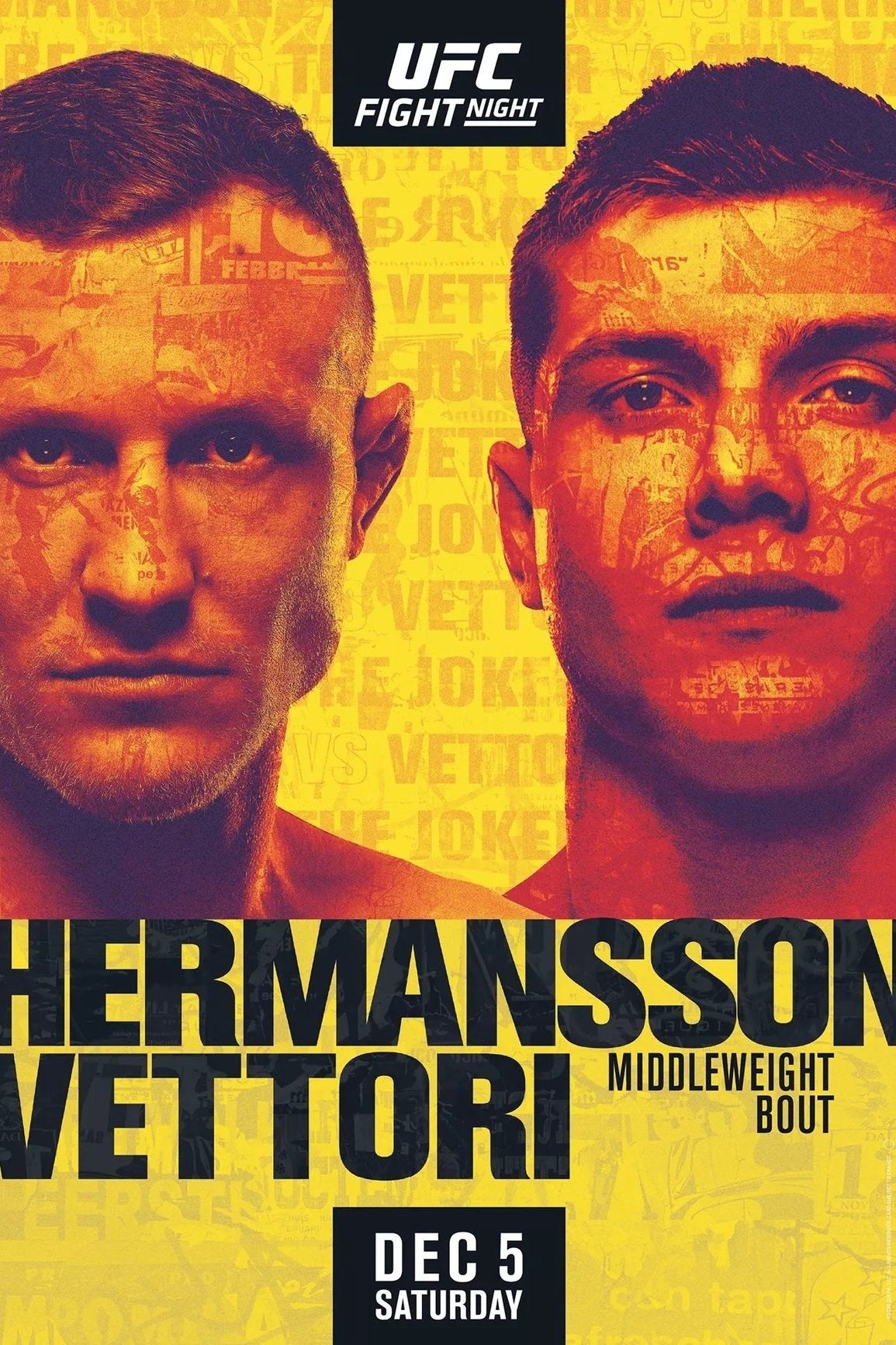UFC On Espn 19 Hermansson Vs. Vettori Keychain