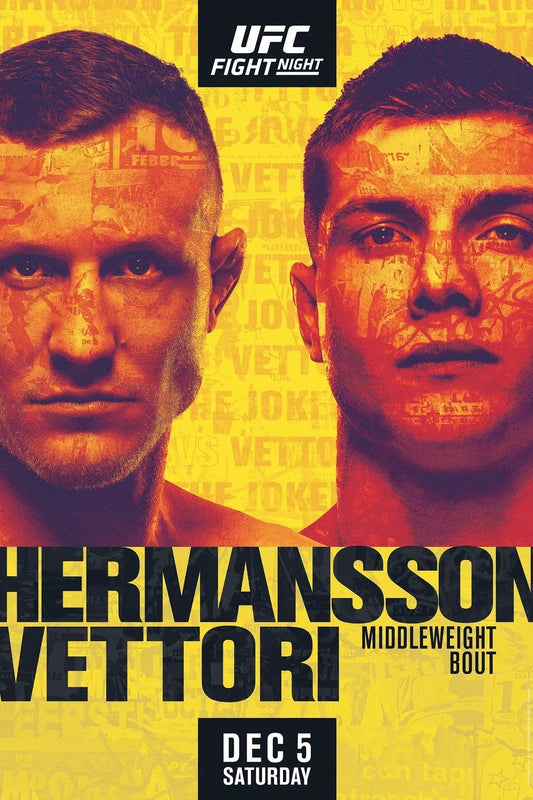 UFC On Espn 19 Hermansson Vs. Vettori Keychain