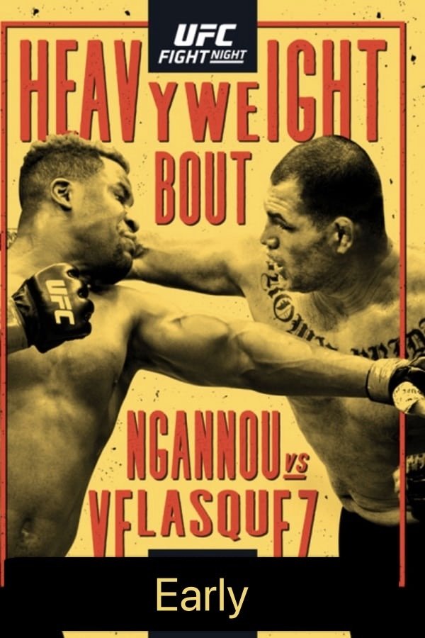 UFC On Espn 1 Ngannou Vs. Velasquez Early Prelims Keychain