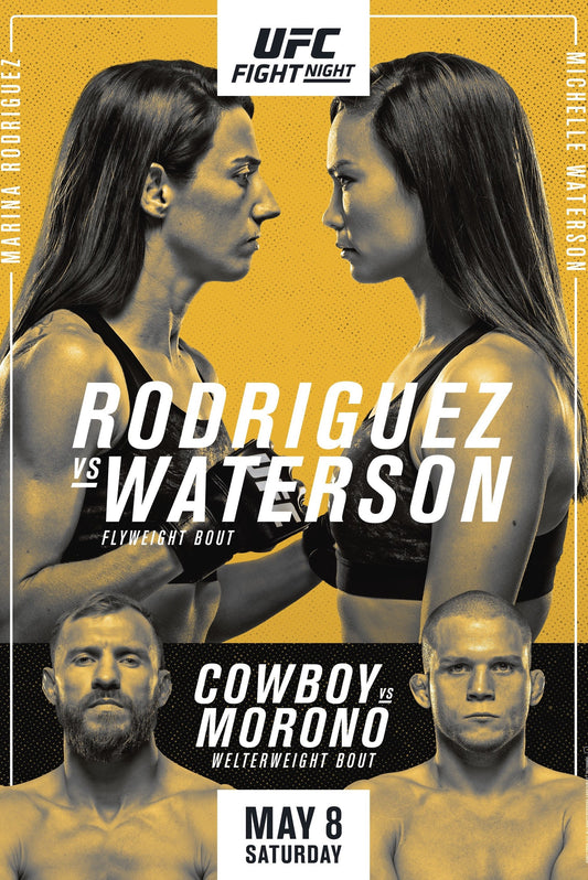 UFC On Espn 24 Rodriguez Vs. Waterson Keychain