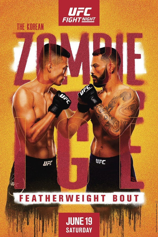 UFC On Espn 25 Korean Zombie Vs Ige Keychain