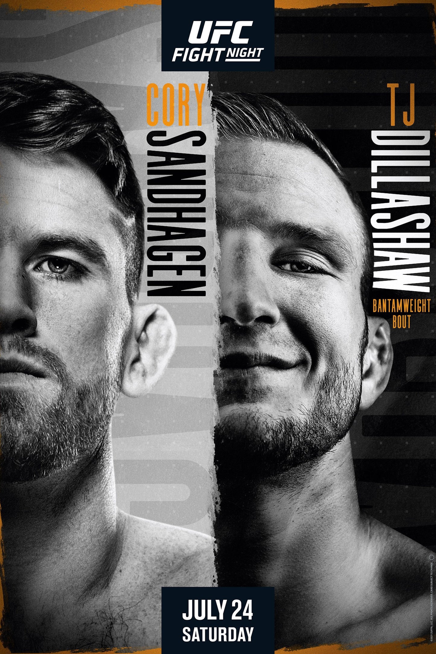 UFC On Espn 27 Sandhagen Vs. Dillashaw Keychain