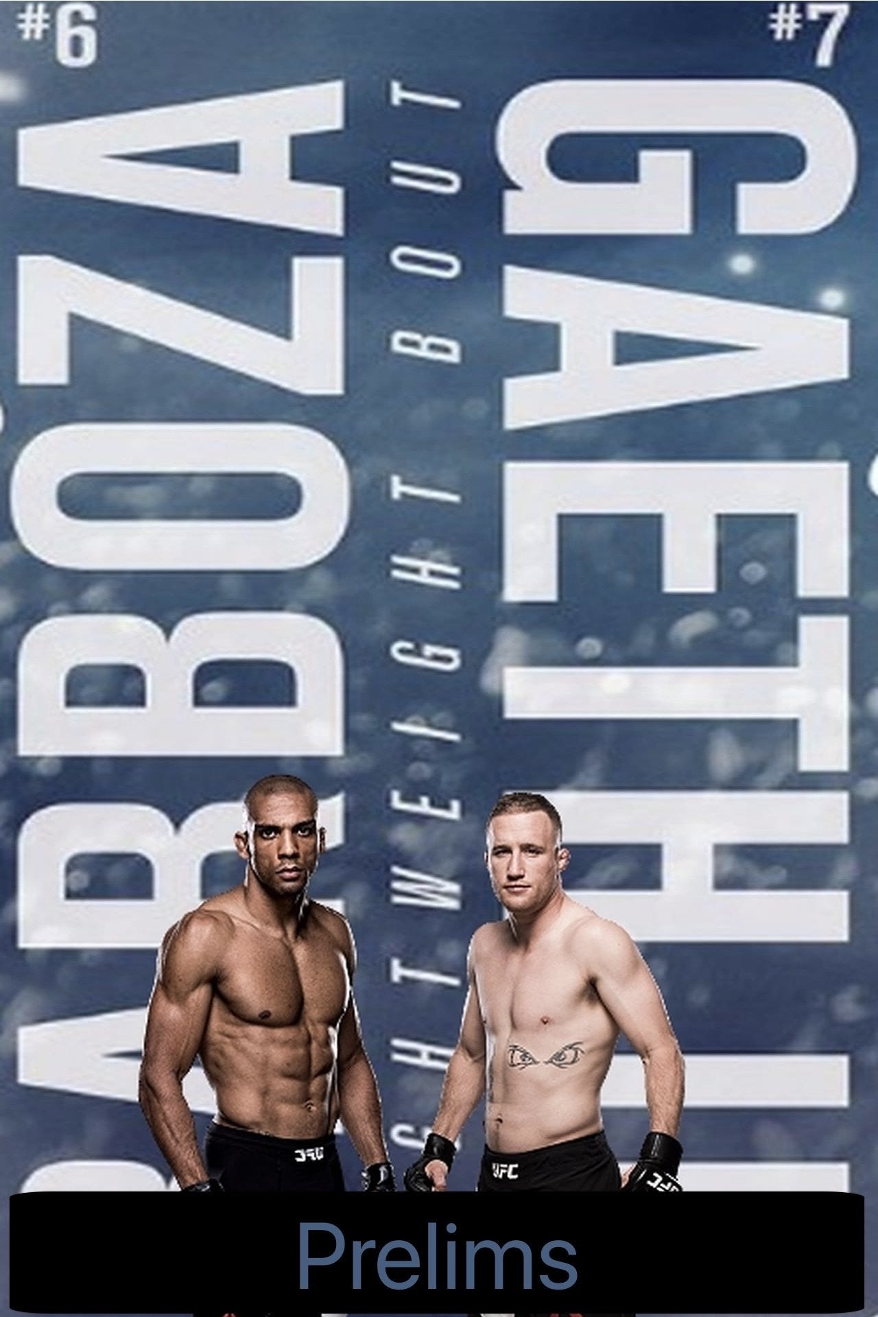 UFC On Espn 2 Barboza Vs Gaethje Prelims Keychain