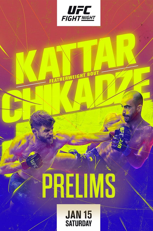 UFC On Espn 32 Kattar Vs. Chikadze Prelims Keychain
