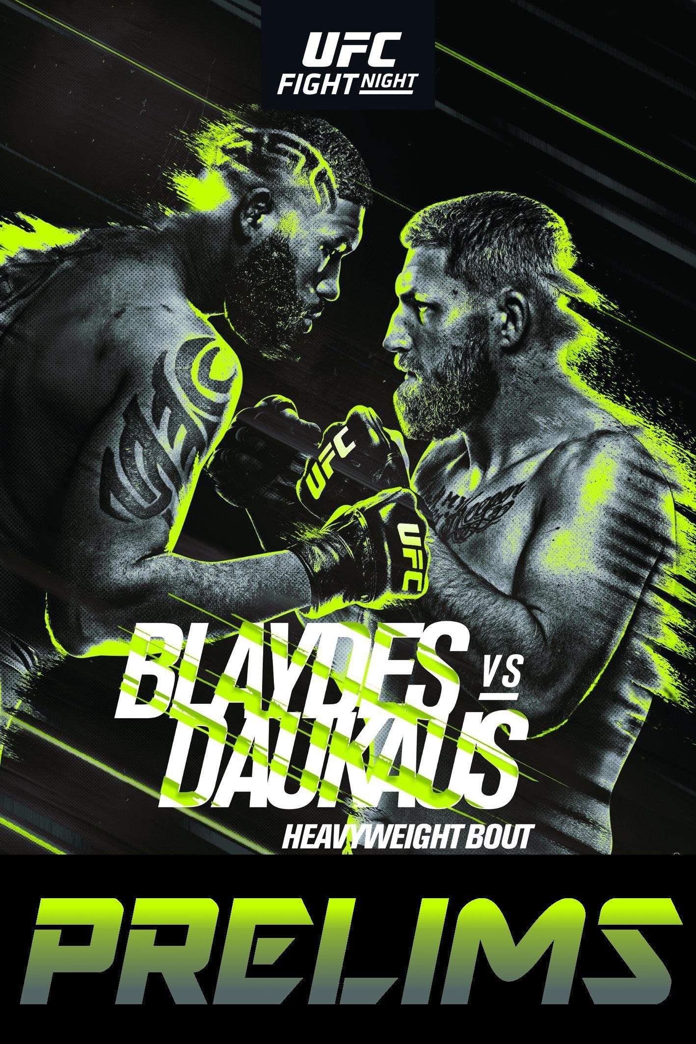 UFC On Espn 33 Blaydes Vs. Daukaus Prelims Jigsaw Puzzle