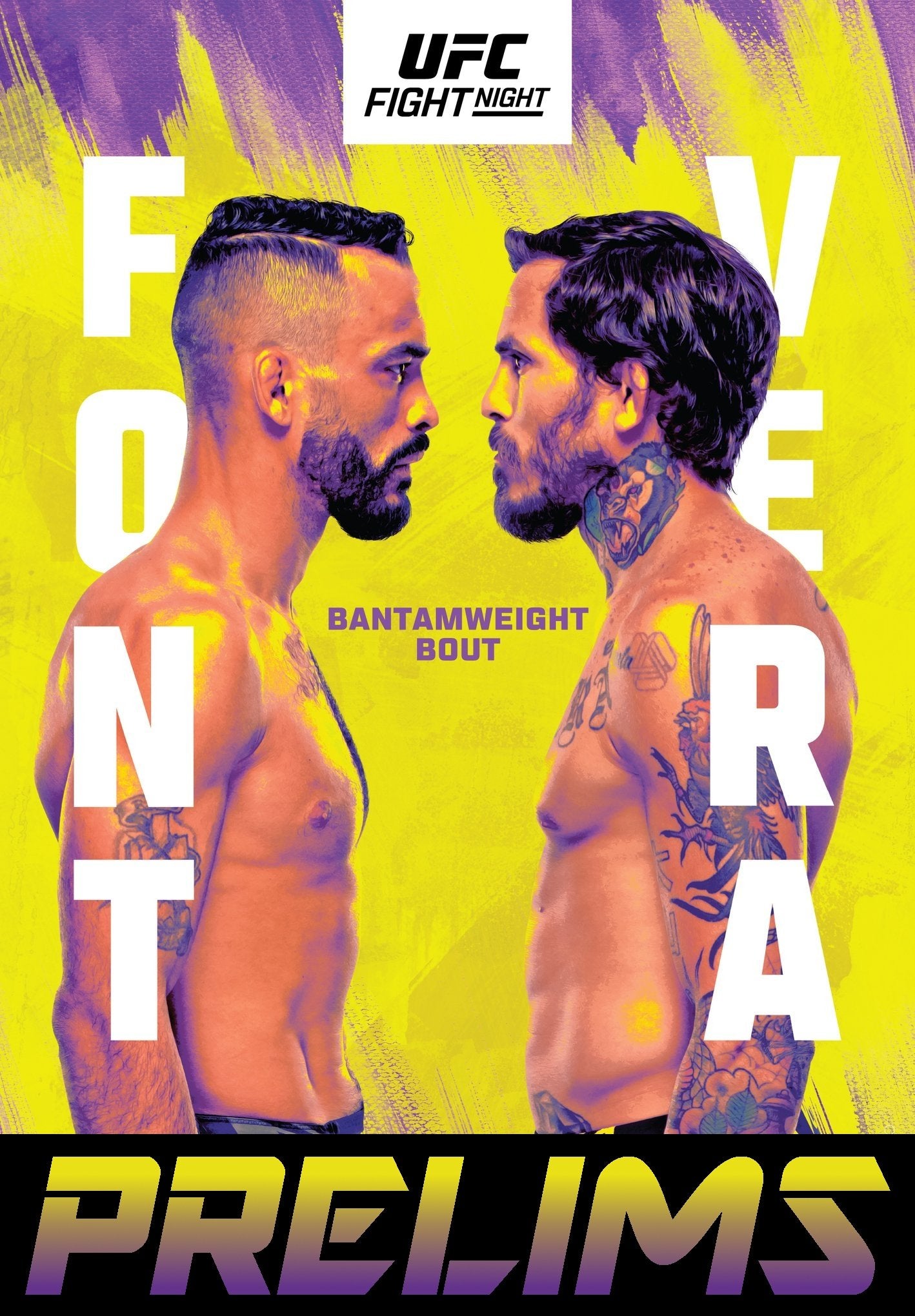 UFC On Espn 35 Font Vs. Vera Prelims Keychain