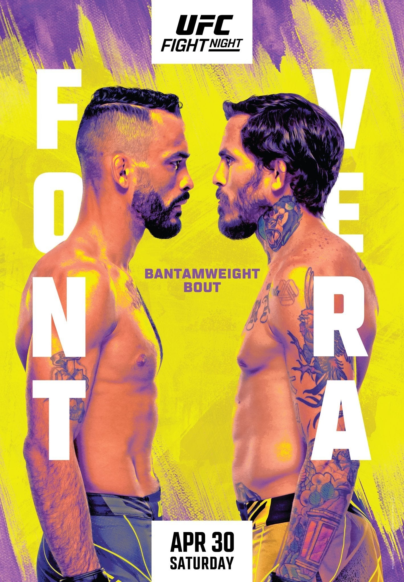 UFC On Espn 35 Font Vs. Vera Keychain
