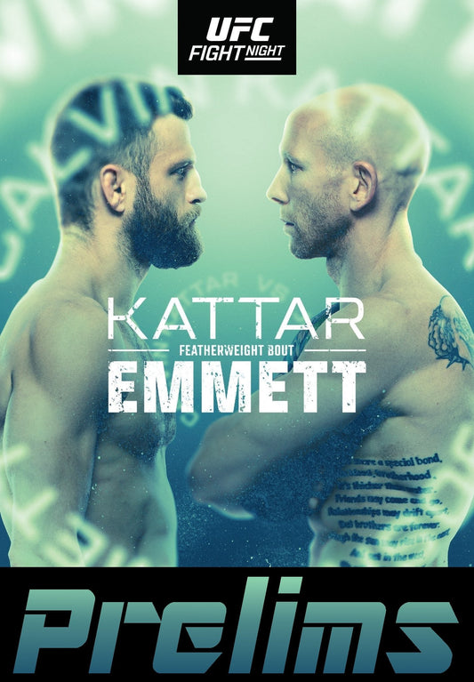 UFC On Espn 37 Kattar Vs. Emmett Prelims Keychain